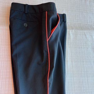 VINTAGE Marc Jacobs Tuxedo Wool Black Pants Y2k Fem Masc Contrast Piping